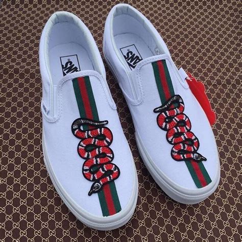 custom vans x gucci|Vans slip on Gucci.